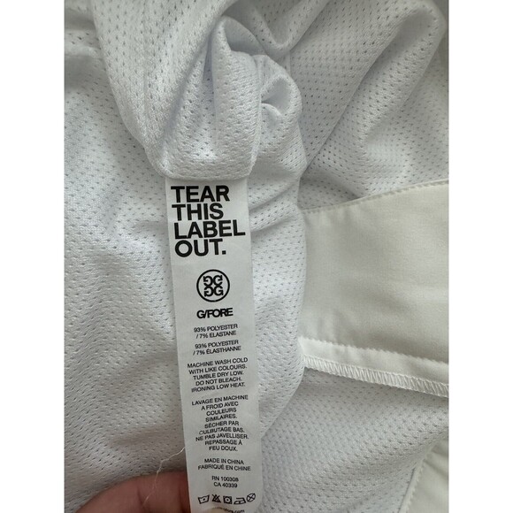 G/Fore G4 Golf Shorts‎ Maverick Hybrid 40 x 8 White Polyester Spandex - Picture 6 of 9
